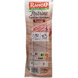 MONIQUE RANOU Poitrine tranches épaisses fumée 300g