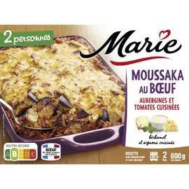 MARIE Plat cuisiné moussaka au boeuf 600g