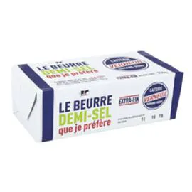 LAITERIE VERNEUIL Beurre demi-sel extra-fin 250g
