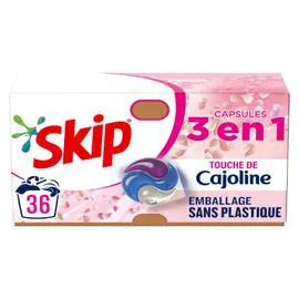 SKIP Lessive Capsule 3En1 Touche De Cajoline x36