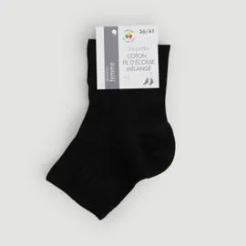 MONOPRIX FEMME Socquettes Fil D'Écosse Ajourée Blanc TU l'unité