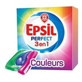 MARQUE REPÈRE, EPSIL Lessive tri-doses couleurs x20