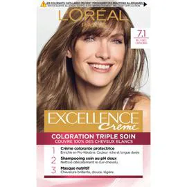L'ORÉAL PARIS, EXCELLENCE Coloration Cheveux 7.1 Blond cendré l'unité