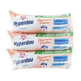 MARQUE REPÈRE, HYPERDOU Adoucissant Douceur pêche 3x250ml
