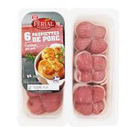 MARQUE REPÈRE, FÉRIAL Porc : Paupiette x6 780g