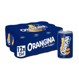 ORANGINA Soda à l'orange 12x15cl