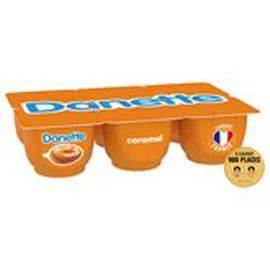 DANONE, DANETTE Crème dessert Caramel 6x125g