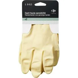 CARREFOUR Gants haute sensibilité T8 l'unité