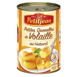 PETIT JEAN Plat cuisiné petites quenelles de volaille au naturel 255g