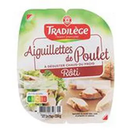 MARQUE REPÈRE, TRADILÈGE Aiguillettes de poulet rôti 2x75g