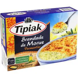TIPIAK Plat cuisiné brandade de morue 310g