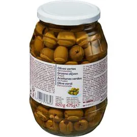 CARREFOUR CLASSIC' Olives vertes dénoyautées 475g
