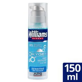 WILLIAMS Gel à raser Sensitive sans savon 150ml