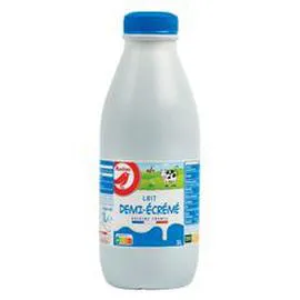 AUCHAN Lait demi-écrémé 1l