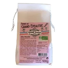 MOULINS DE VERSAILLES Farine de Grand Epeautre Blanche Biologique 500g