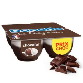 DANONE, DANETTE Liégeois au chocolat 4x100g
