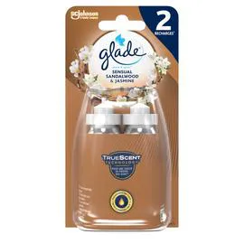 GLADE Recharge pour Spray Automatique - Bois senteur jasmine x2