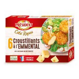 PRÉSIDENT Palets croustillants à l'emmental 150g