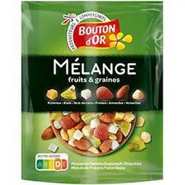 BOUTON D'OR Mélange fruits & graines 150g