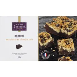 MONOPRIX GOURMET Brookie aux éclats de chocolat noir 320g