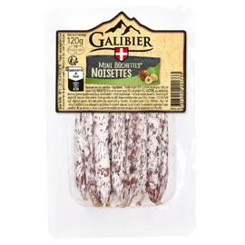 LE GALIBIER Saucisson aux noisettes 120g