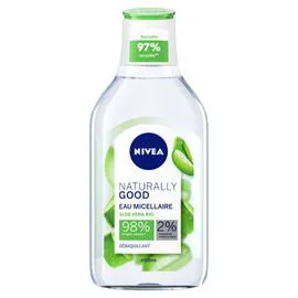 NIVEA, NATURALLY GOOD Eau micellaire démaquillant à l'aloé vera 400ml