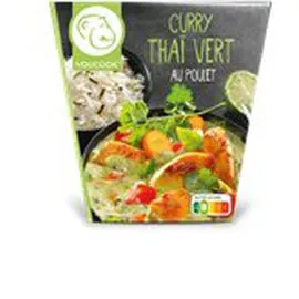  Plat cuisiné curry thai vert Au poulet 430g