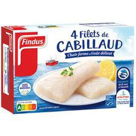 FINDUS Filets de cabillaud 400g