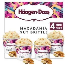 HÄAGEN-DAZS Glaces Vanille Macadamia Nut Brittle 324g