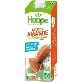HOOPE Boisson végétale amande et spiruline BIO 1l