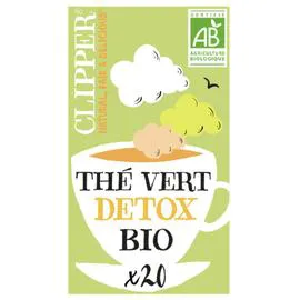 CLIPPER Thé vert bio Detox 40g
