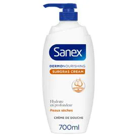 SANEX Crème de Douche Hydratant Peaux Sèches Surgras Cream Dermonourishing 700ml