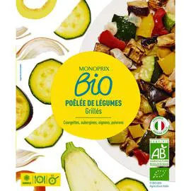 MONOPRIX BIO Poélée de légumes grillés 600g