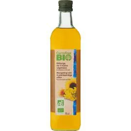 CARREFOUR BIO Mélange de 4 huiles végétales bio 75cl