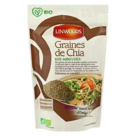 LINWOODS Graines De Chia Moulues Bio 200g