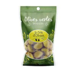 LE BRIN D'OLIVIER Olives Vertes Douces 150g