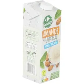 CARREFOUR SENSATION Boisson amande végétal sans sucres 1l