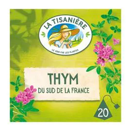 LA TISANIÈRE Infusion Thym du sud 22g