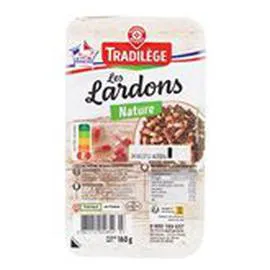 MARQUE REPÈRE, TRADILÈGE Lardons supérieurs Nature 160g