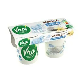 VRAI Yaourt de brebis vanille Bio 2x125g