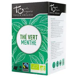 TOUCH ORGANIC Thé Vert à la Menthe Bio Sachet x24 43g