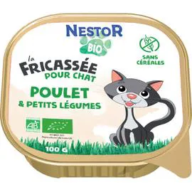 NESTOR BIO Pâtée pour chat volaille Bio 100g