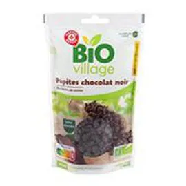 MARQUE REPÈRE, BIO VILLAGE Pépites chocolat Bio 100g