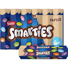 NESTLÉ, SMARTIES Bonbons chocolat lait 6x34g