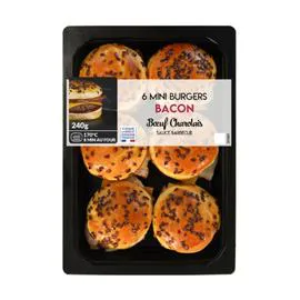 MIX BUFFET Mini burgers bacon 6x40g