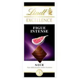 LINDT, EXCELLENCE Tablette de chocolat noir Figue intense 100g