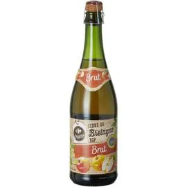 CARREFOUR ORIGINAL Cidre Bretagne IGP brut 75cl