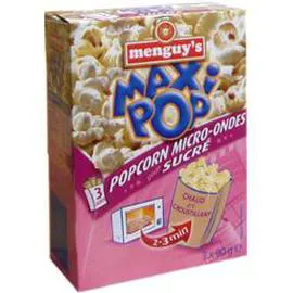 MENGUY'S Pop corn Goût sucré 3x90g