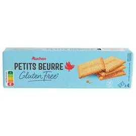 AUCHAN MIEUX VIVRE Biscuits petit beurre sans gluten 130g