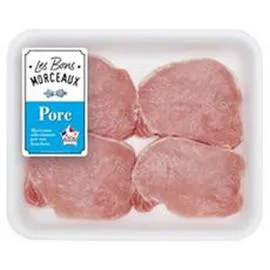 LES BONS MORCEAUX Côtes de porc sans os 400g